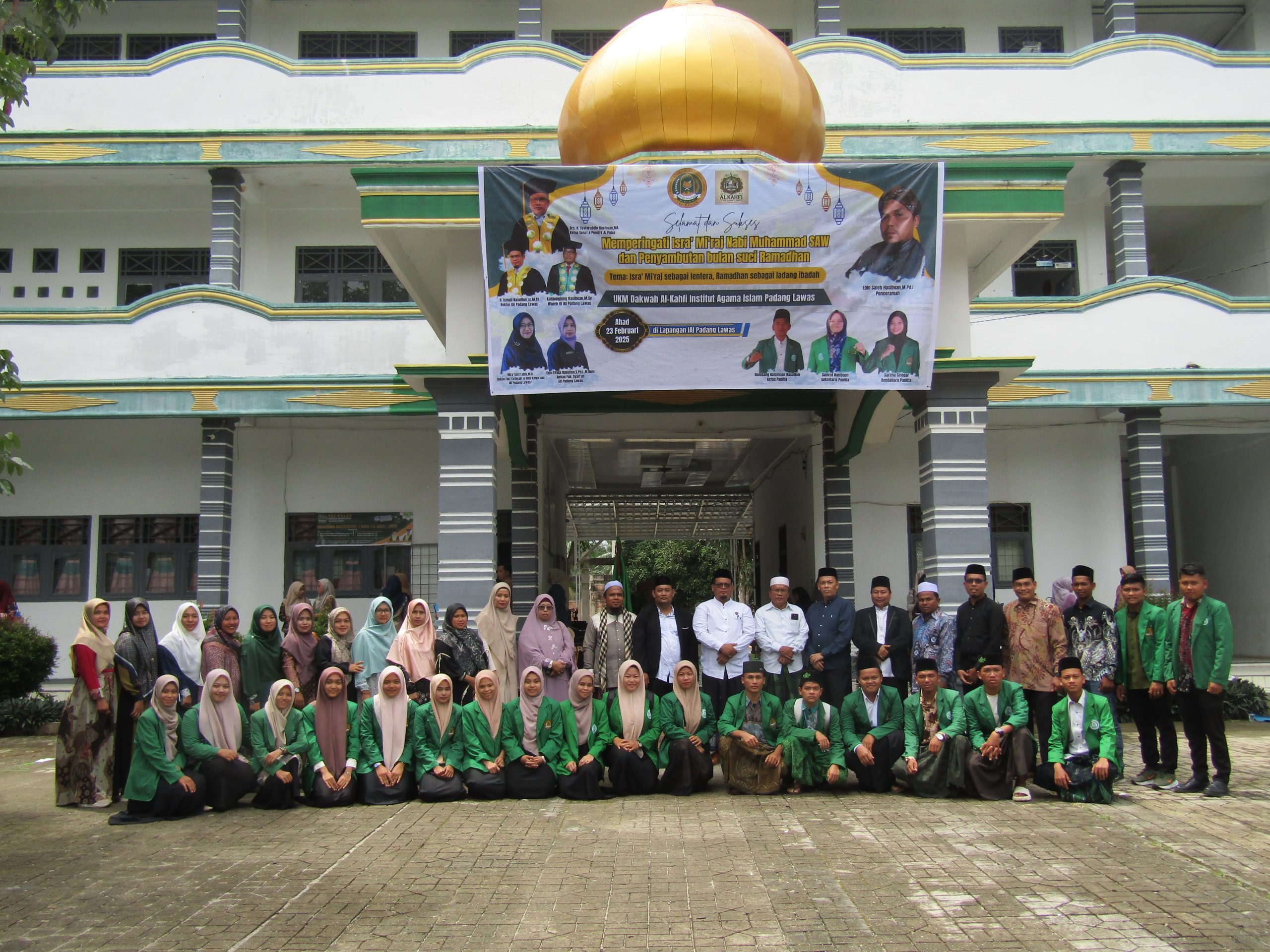 Memperingati Isra' Mi'raj dan Penyambutan bulan suci Ramadhan UKM Al-Kahfi IAI Padang Lawas