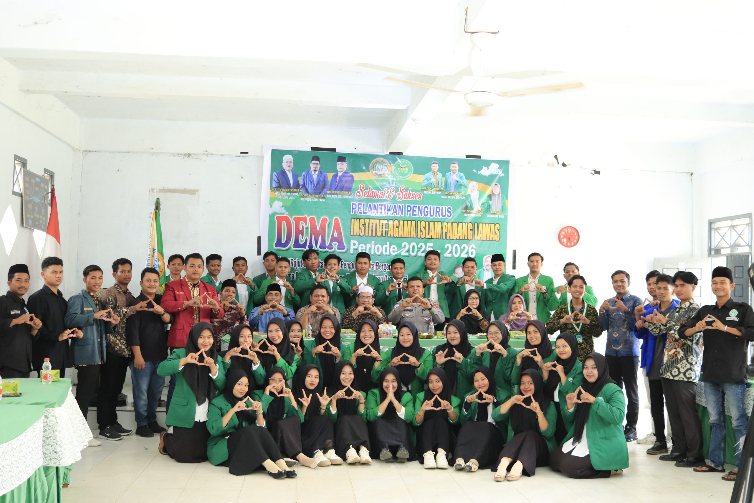 Pelantikan Dewan Eksekutif Mahasiswa (DEMA) Institut Agama Islam Padang Lawas 2025-2026