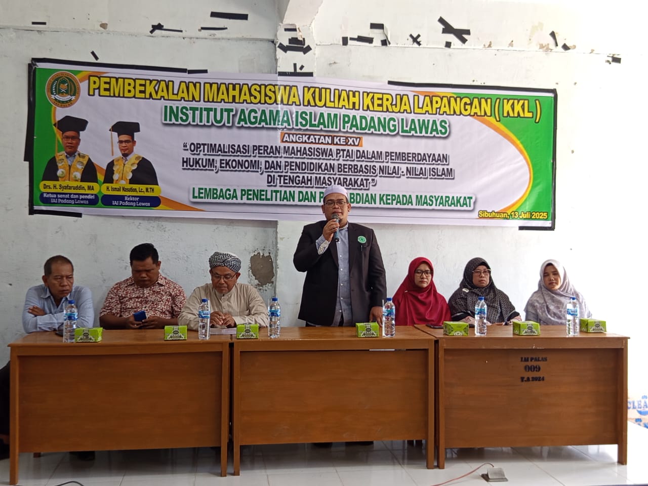 PEMBEKALAN KULIAH KERJA LAPANGAN MAHASISWA/I ANGKATAN XV IAI PADANG LAWAS: SIAP BERDAYAKAN MASYARAKAT DENGAN NILAI-NILAI ISLAM